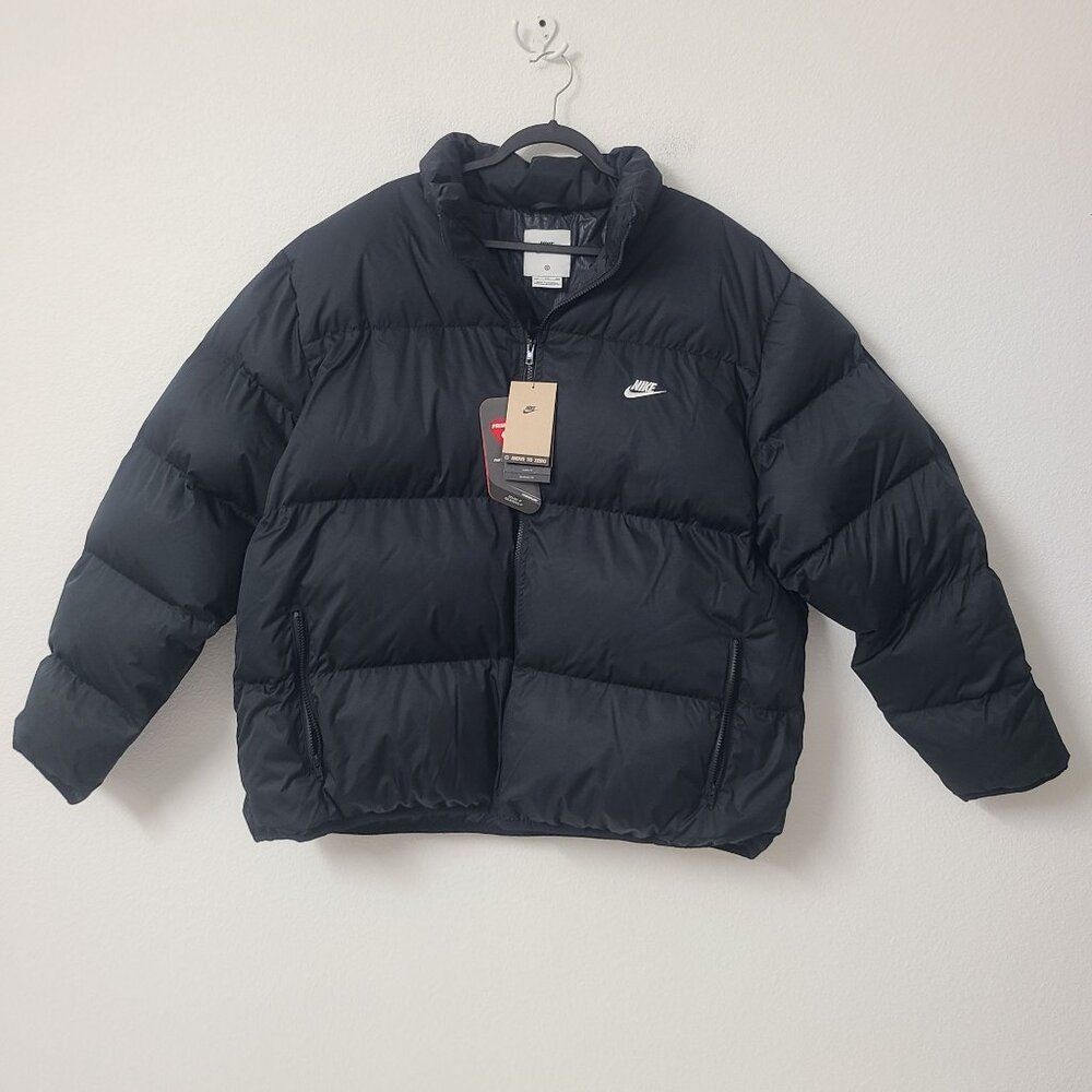 Nike Sportwear Club Puffer Jacket FB7368-010 Size XXL Black